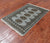 Grey 2' 0" X 3' 0" Silky Bokhara Handmade Wool Rug - Q24333
