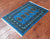 Blue 2' 1" X 3' 0" Silky Bokhara Hand-Knotted Wool Rug - Q24334