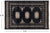 Black 2' 0" X 3' 3" Silky Bokhara Hand Knotted Wool Rug - Q24335