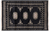 Black 2' 0" X 3' 3" Silky Bokhara Hand Knotted Wool Rug - Q24335