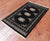 Black 2' 0" X 3' 3" Silky Bokhara Hand Knotted Wool Rug - Q24335