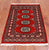 Red 2' 0" X 3' 0" Silky Bokhara Hand-Knotted Wool Rug - Q24336