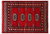 Red 2' 1" X 3' 1" Silky Bokhara Handmade Wool Rug - Q24339