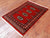 Red 2' 1" X 3' 1" Silky Bokhara Handmade Wool Rug - Q24339