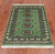 Green 2' 1" X 3' 0" Silky Bokhara Hand-Knotted Wool Rug - Q24341