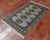 Grey 2' 0" X 3' 4" Silky Bokhara Hand Knotted Wool Rug - Q24342
