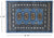 Blue 1' 11" X 2' 11" Silky Bokhara Hand-Knotted Wool Rug - Q24344