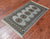 Grey 1' 11" X 3' 2" Silky Bokhara Hand Knotted Wool Rug - Q24350