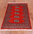 Red 2' 1" X 3' 2" Silky Bokhara Hand Knotted Wool Rug - Q24351