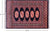 Navy Blue 1' 11" X 3' 0" Silky Bokhara Hand Knotted Wool Rug - Q24359
