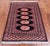 Navy Blue 1' 11" X 3' 0" Silky Bokhara Hand Knotted Wool Rug - Q24359