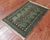 Green 2' 1" X 3' 2" Silky Bokhara Hand Knotted Wool Rug - Q24365