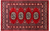 Red 2' 0" X 3' 2" Silky Bokhara Handmade Wool Rug - Q24367