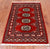 Red 2' 0" X 3' 2" Silky Bokhara Handmade Wool Rug - Q24367