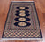 Navy Blue 2' 0" X 3' 2" Silky Bokhara Handmade Wool Rug - Q24369