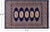 Navy Blue 2' 0" X 3' 2" Silky Bokhara Handmade Wool Rug - Q24369