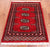 Red 2' 1" X 3' 0" Silky Bokhara Hand Knotted Wool Rug - Q24371
