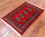 Red 2' 1" X 3' 0" Silky Bokhara Hand Knotted Wool Rug - Q24371