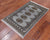 Grey 2' 0" X 3' 4" Silky Bokhara Hand Knotted Wool Rug - Q24375