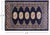 Navy Blue 2' 0" X 3' 0" Silky Bokhara Hand-Knotted Wool Rug - Q24376