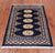 Navy Blue 2' 0" X 3' 0" Silky Bokhara Hand-Knotted Wool Rug - Q24376