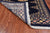 Navy Blue 2' 0" X 3' 0" Silky Bokhara Hand-Knotted Wool Rug - Q24376