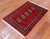 Red 2' 0" X 3' 0" Silky Bokhara Hand Knotted Wool Rug - Q24381