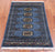 Blue 2' 1" X 3' 0" Silky Bokhara Hand-Knotted Wool Rug - Q24382