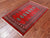 Red 2' 7" X 4' 0" Silky Bokhara Handmade Wool Rug - Q24384