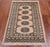 Ivory 2' 6" X 4' 2" Silky Bokhara Hand-Knotted Wool Rug - Q24385