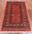 Orange 2' 6" X 4' 3" Silky Bokhara Handmade Wool Rug - Q24390