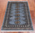 Grey 2' 7" X 3' 11" Silky Bokhara Hand-Knotted Wool Rug - Q24391