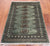 Green 2' 6" X 3' 9" Silky Bokhara Handmade Wool Rug - Q24393