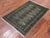 Green 2' 6" X 3' 9" Silky Bokhara Handmade Wool Rug - Q24393