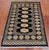 Black 2' 6" X 4' 0" Silky Bokhara Hand-Knotted Wool Rug - Q24394