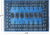 Blue 2' 7" X 3' 8" Silky Bokhara Hand-Knotted Wool Rug - Q24395
