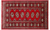 Red 2' 7" X 4' 1" Silky Bokhara Hand Knotted Wool Rug - Q24399