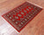 Red 2' 7" X 4' 1" Silky Bokhara Hand Knotted Wool Rug - Q24399