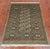 Green 2' 7" X 4' 0" Silky Bokhara Handmade Wool Rug - Q24401
