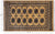 Gold 2' 7" X 4' 1" Signed Silky Bokhara Hand-Knotted Wool Rug - Q24402