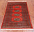 Orange 2' 6" X 3' 11" Silky Bokhara Handmade Wool Rug - Q24403