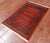 Orange 2' 6" X 3' 11" Silky Bokhara Handmade Wool Rug - Q24403