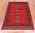 Red 2' 6" X 3' 11" Silky Bokhara Handmade Wool Rug - Q24410