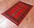Red 2' 6" X 3' 11" Silky Bokhara Handmade Wool Rug - Q24410