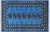 Blue 2' 7" X 3' 11" Silky Bokhara Handmade Wool Rug - Q24411