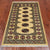Gold 2' 8" X 4' 6" Silky Bokhara Hand-Knotted Wool Rug - Q24412