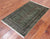 Green  2' 7" X 4' 2" Silky Bokhara Handmade Wool Rug - Q24413