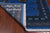 Blue 2' 7" X 3' 11" Silky Bokhara Hand Knotted Wool Rug - Q24415