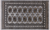 Grey 2' 6" X 4' 2" Silky Bokhara Handmade Wool Rug - Q24416