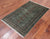 Green 2' 7" X 4' 1" Silky Bokhara Handmade Wool Rug - Q24417